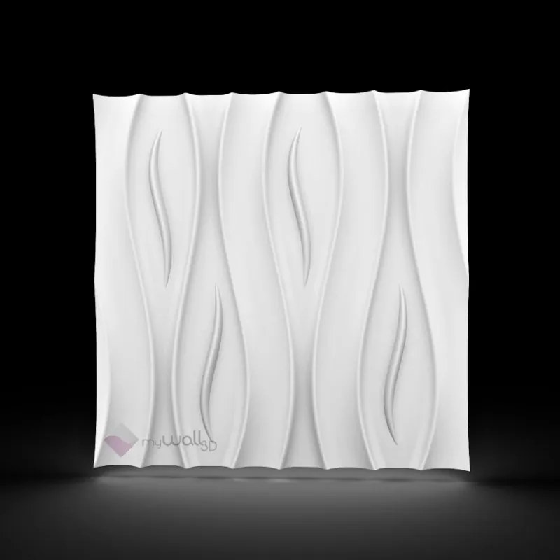 Polystyrénový 3D obkladový panel Voda 60x60 cm
