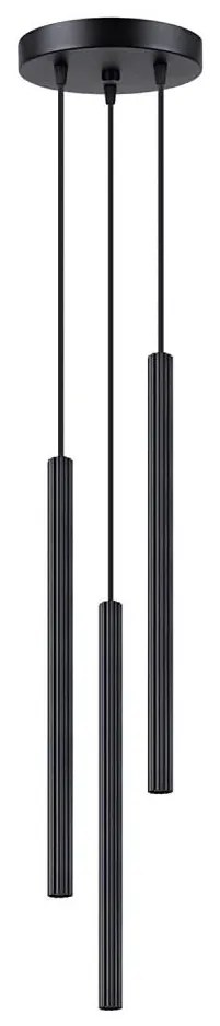 Sollux SL.1341 - Luster na lanku ARCHE 3xG9/8W/230V čierna