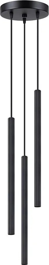 Sollux SL.1341 - Luster na lanku ARCHE 3xG9/8W/230V čierna