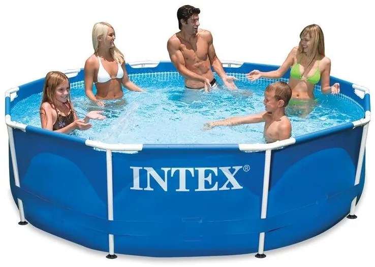 Intex Záhradný bazén INTEX 28202 Metal Frame 305 x 76 cm kartušovou filtráciou 28202