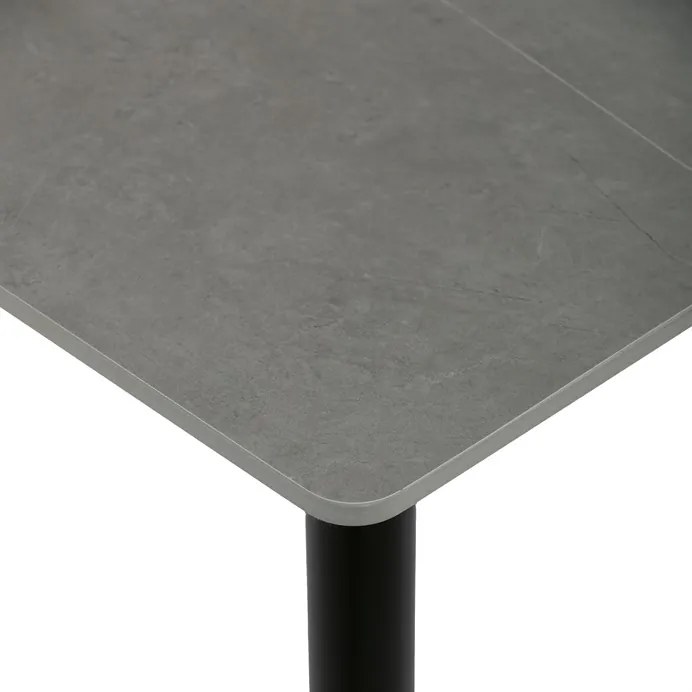 Autronic BONTEC Jídelní stôl 80x80cm, keramika, mramor, HT-398M GREY Farba: Šedá