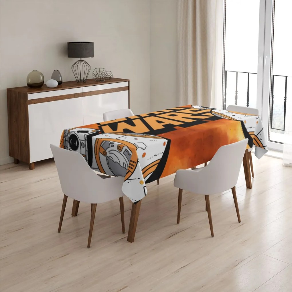 Sablio Obrus Star Wars Ohnivé pozadie - 90x90 cm