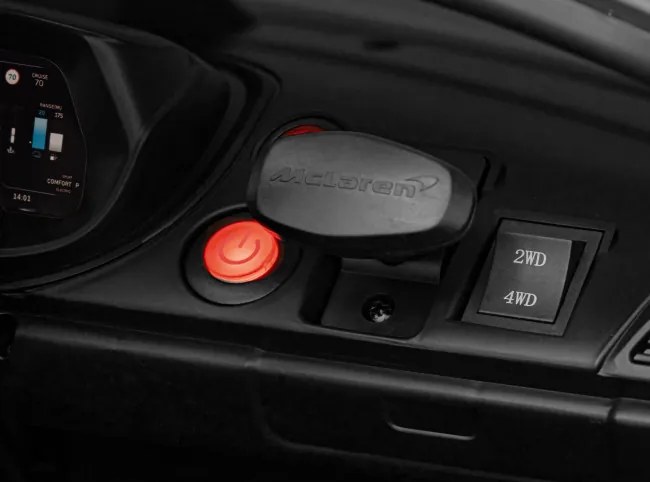 Detské elektrické autíčko McLaren Artura 4×4 čierne