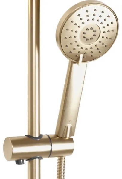 REA-P8413 - Sprchová súprava s termostatickou batériou BLISS v brúsenom zlate