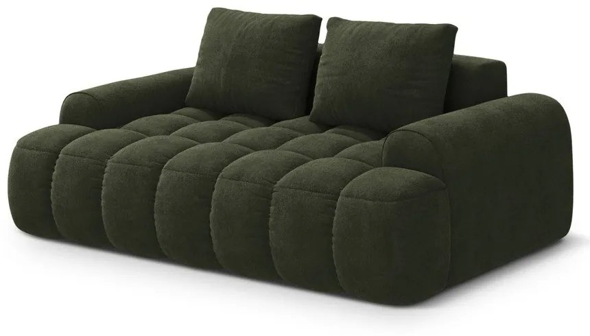 Zelená zamatová pohovka 175 cm Linz – Cosmopolitan Design