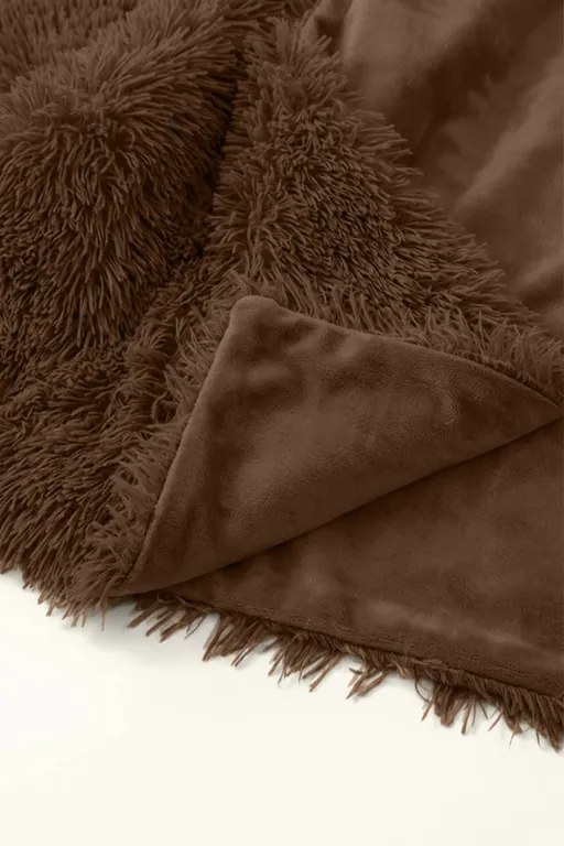 Deka YETI hnedá Rozmer: 70x150 cm