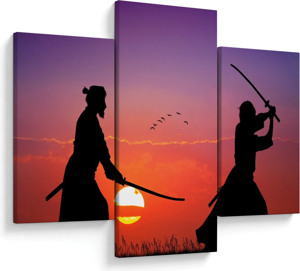Obraz - Samuraji (90x60 cm)