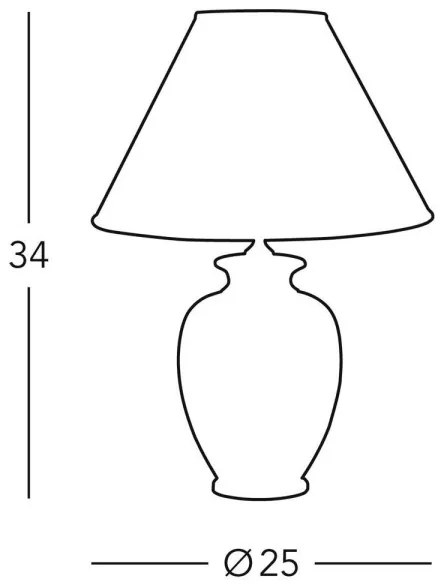 Kolarz 0014.73S.6 - Stolná lampa GIARDINO 1x E27/100W/230V