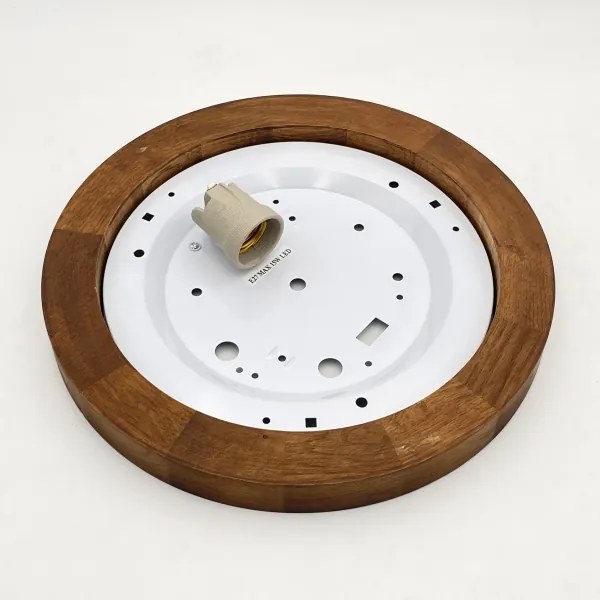 Brilagi - LED Stropné svietidlo BELLADONNA 1xE27/15W/230V pr. 30 cm biela/dub čerešňa