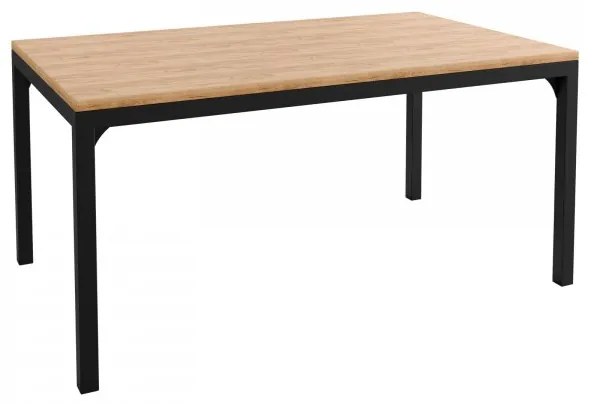 Konferenčný stolík Eptonis 1, Farby: čierna / dub craft zlatý