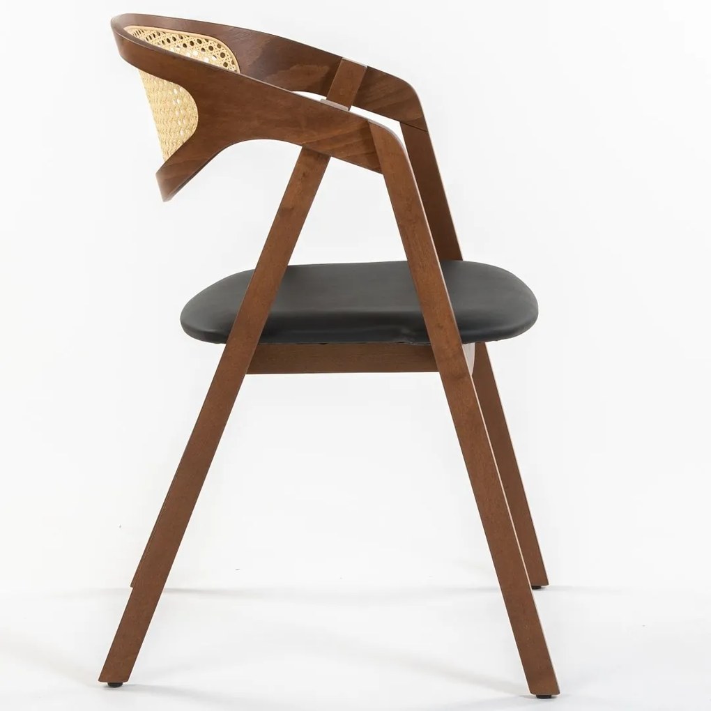 KIARA DIZAJNOVÁ DREVENÁ STOLIČKA walnut