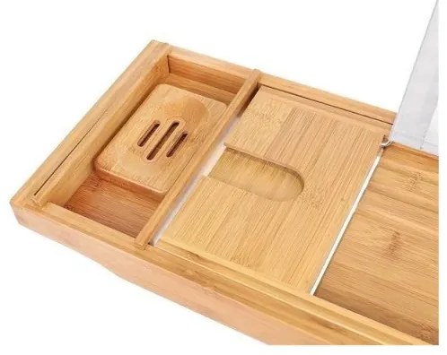 Bambusová polička na vaňu