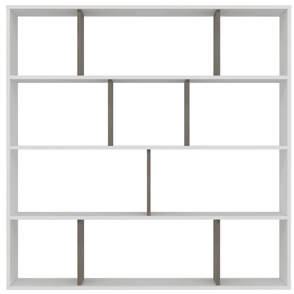 Regál Bilubi (biela + wenge) . Akcia -21%. Vlastná spoľahlivá doprava až k Vám domov. 1092925