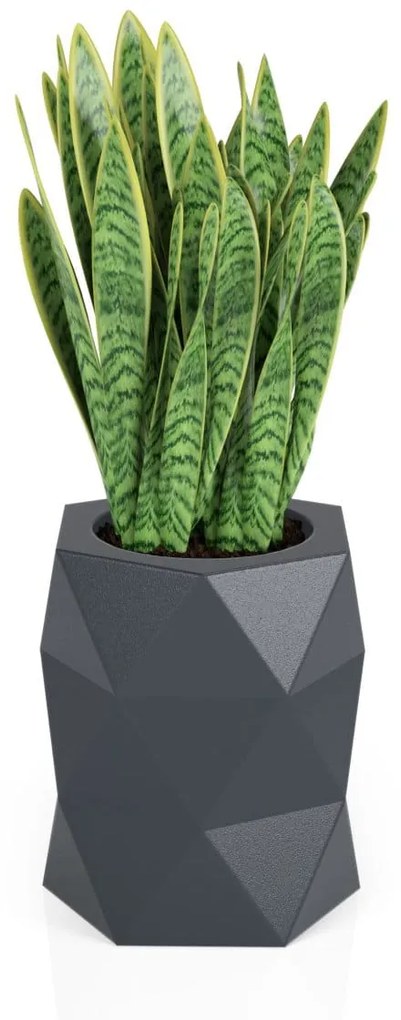 MONUMO Dizajnový kvetináč MONUMO MODENA antracit