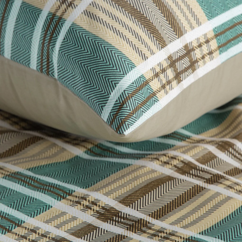 SATÉNOVÉ OBLIEČKY SPRING65 160X200 CM, 2 KS 70X80 CM VZOROVANÉ