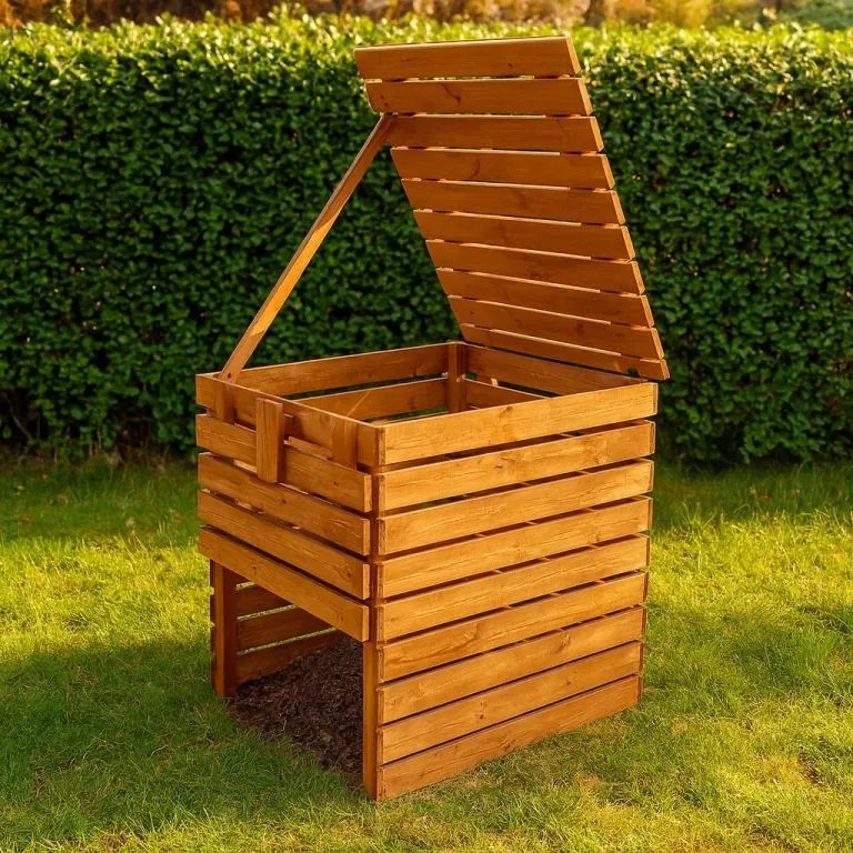 Záhradný drevený kompostér - 800l