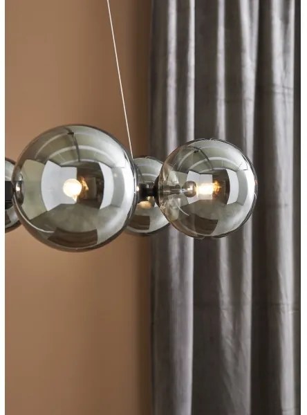 Markslöjd 108051 - Luster na lanku CIRCLE 6xG9/20W/230V čierna