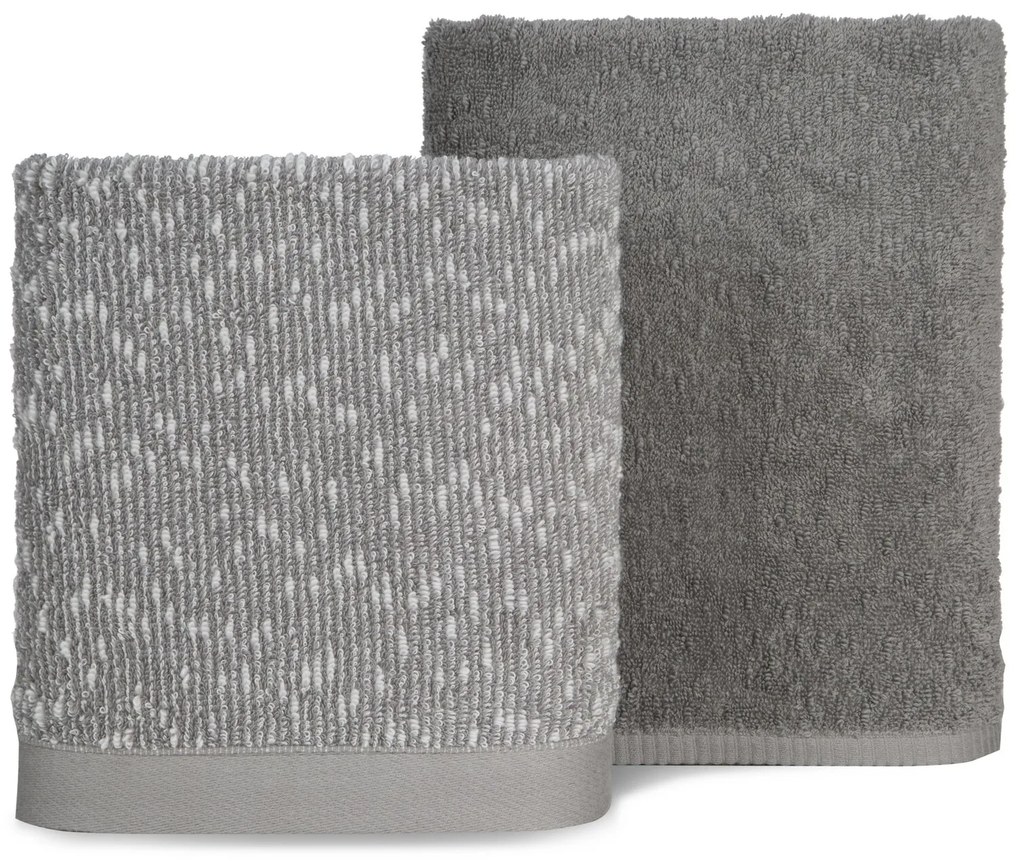 FROTÉ UTERÁK TAMINA SADA 50X90 CM, 70X140 CM SIVÁ