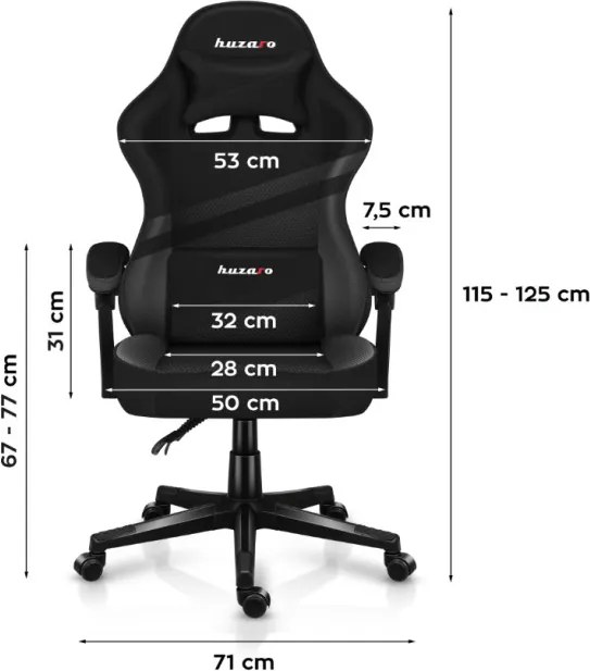 Herná stolička Force 4.4 Carbon