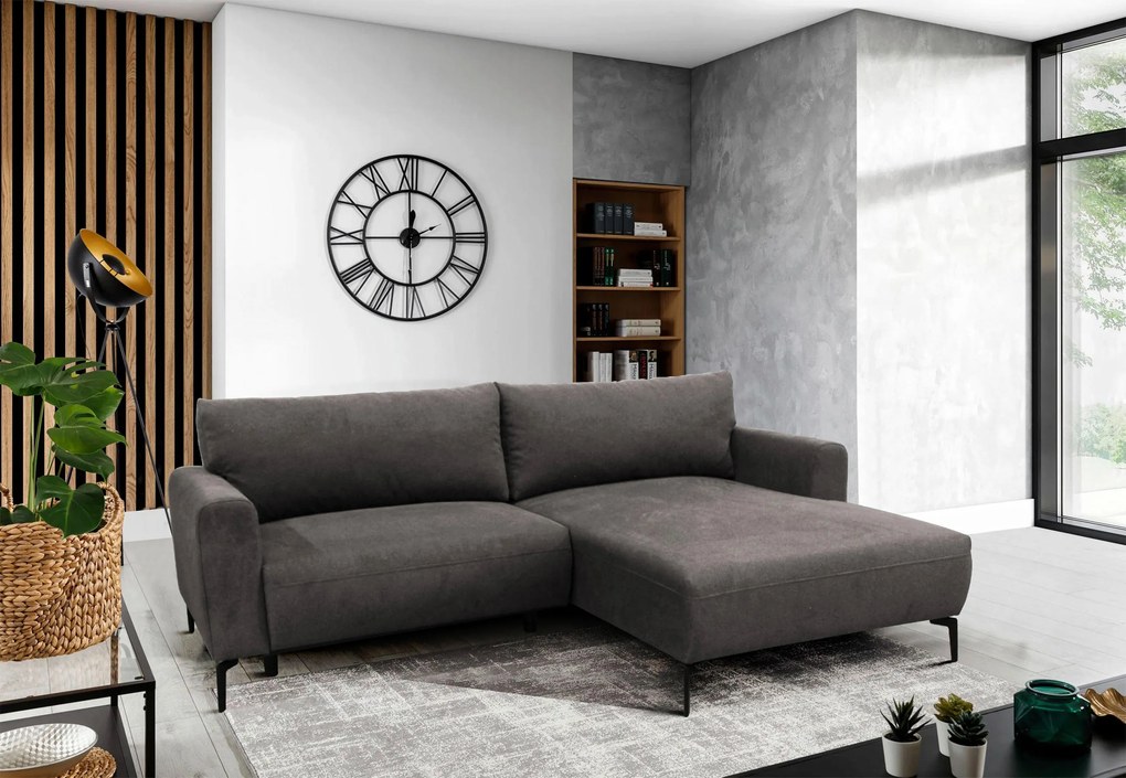 XXXLutz ROHOVÁ SEDAČKA, textil, hnedá MID.YOU - Sedačky - 001574005605