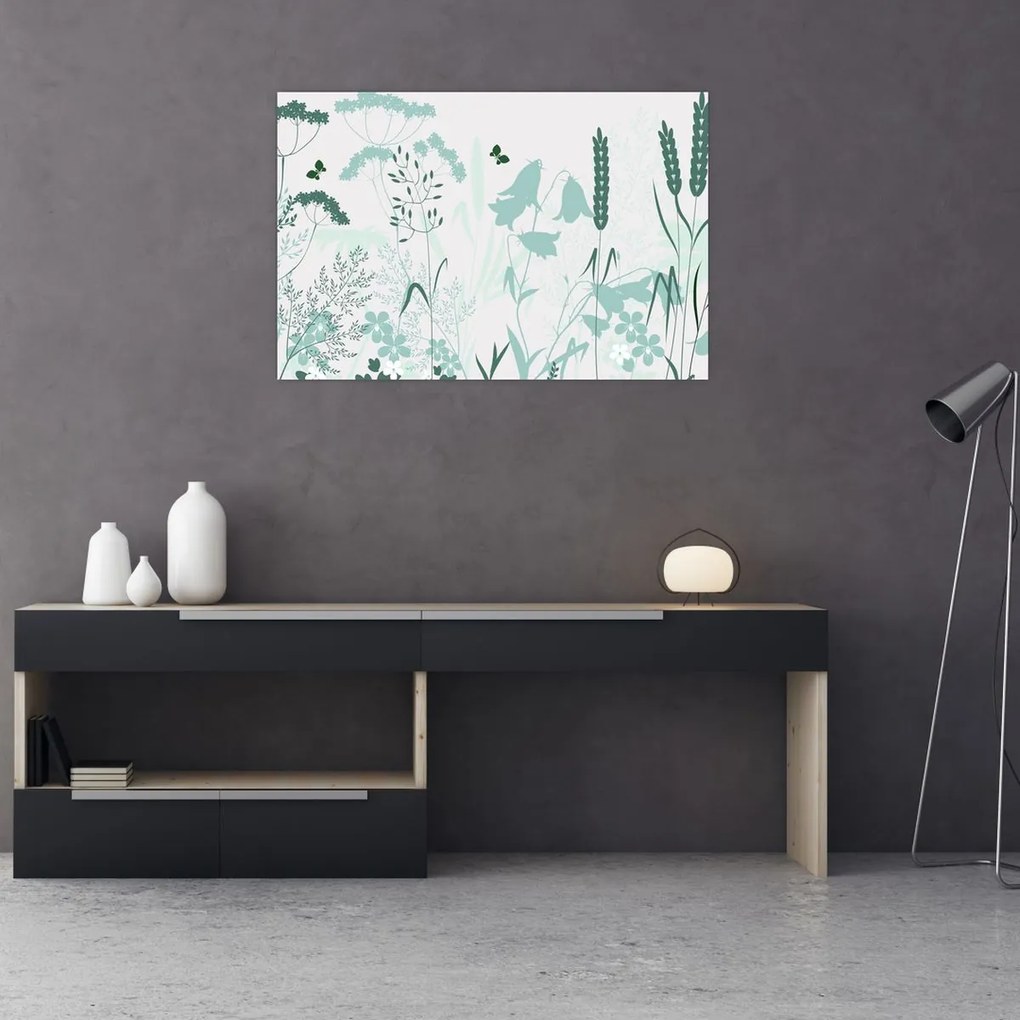 Obraz - Lúka vektor (90x60 cm)