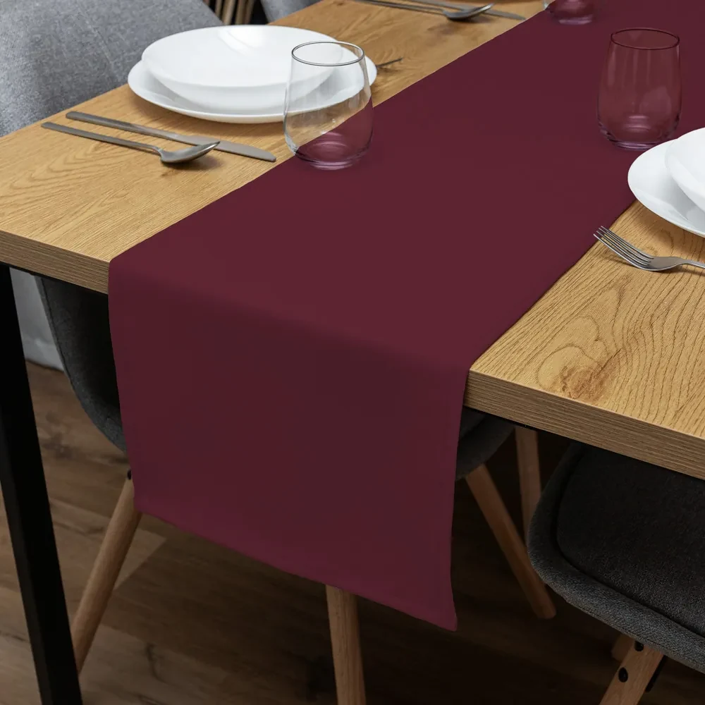 Biante Dekoračný behúň na stôl Rongo RG-085 Tmavá bordó 20x140 cm