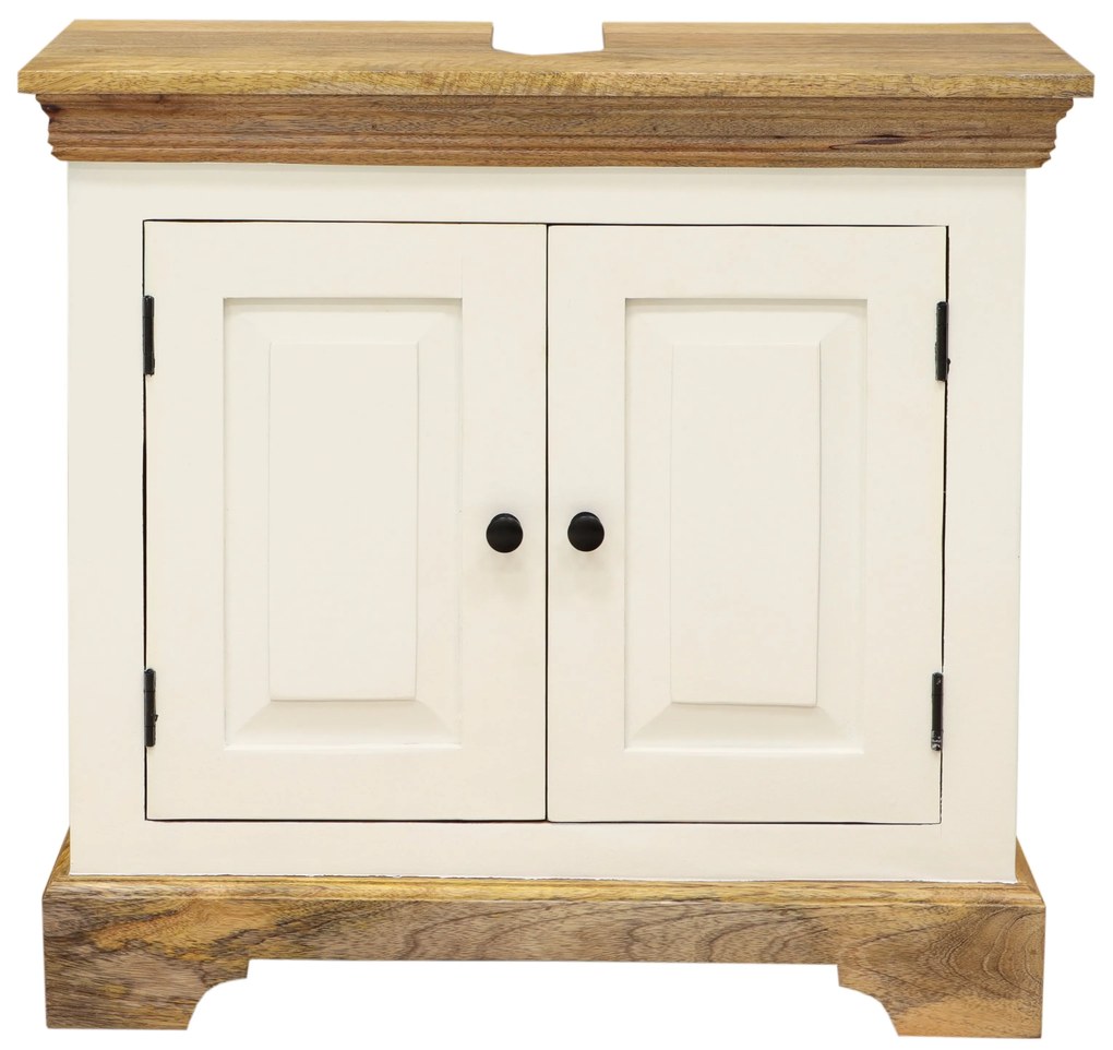 furniture-nabytek.cz - Drevená skrinka pod umývadlo masív 70x65x35 z mangového dreva