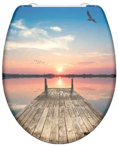 Schütte WC sedadlo z duroplastu (Západ slnka na oblohe) (100335933)