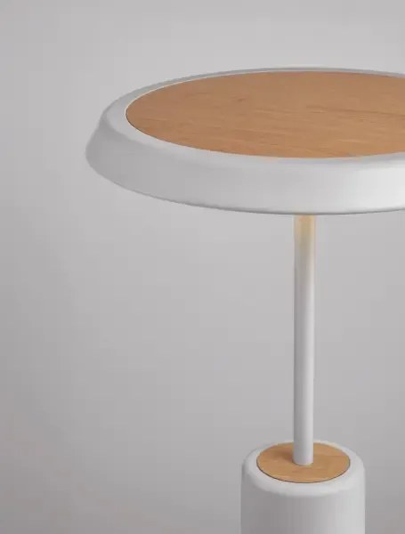 Moderná stolová lampa Ophelia Biela