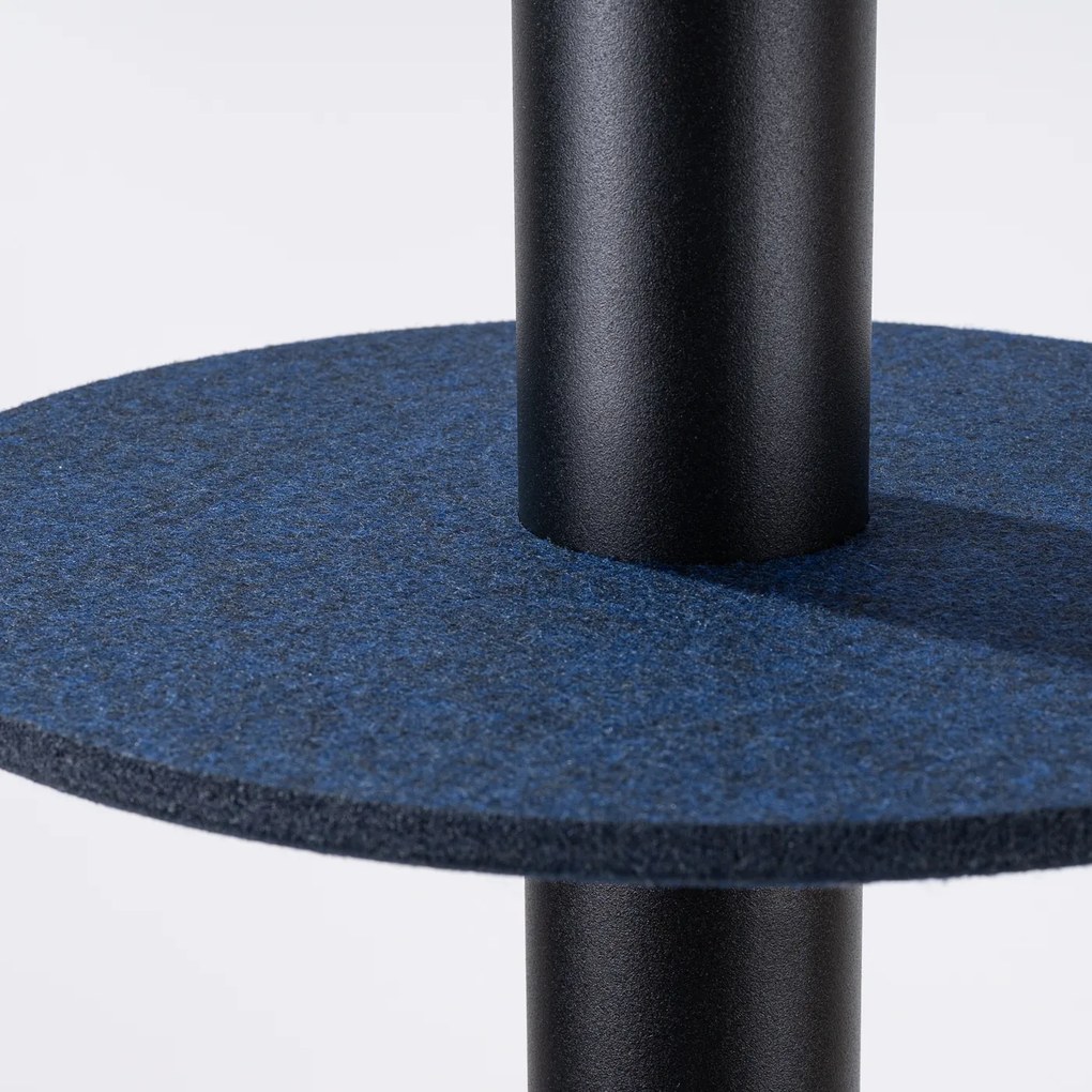 Závesné svietidlo Pelta 1, 1x čierne kovové tienidlo, bl