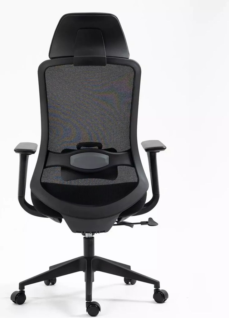 SI Otočná stolička Ergon čierna