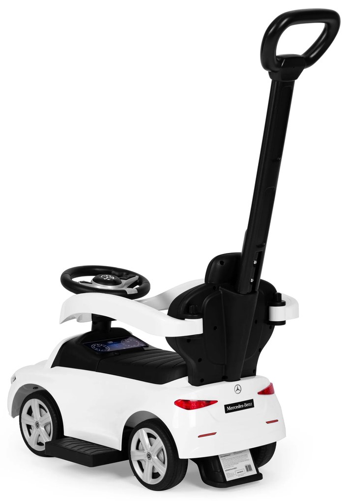 Odrážadlo Mercedes C CLASS, interaktívny volant, WHITE