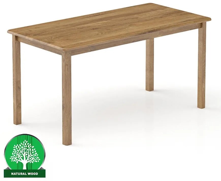 Stôl borovica ST104-150x75x75 dub