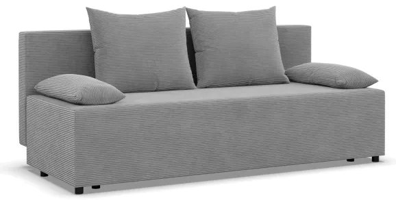 Dvojmiestna pohovka FERMO Poso rozkladacia, svetlosivá