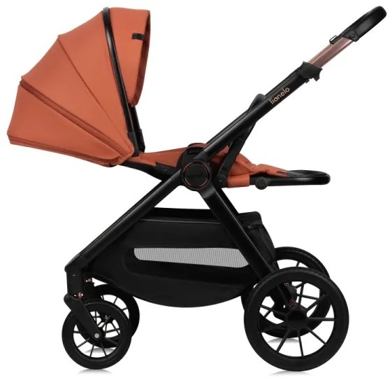 Lionelo - Kombinovaný kočík 3v1 LAYLA Hnedo-rezavá