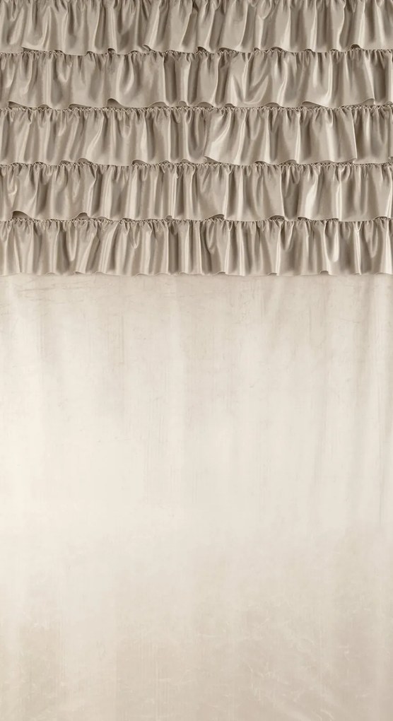 ZATEMŇOVACÍ ZÁVES NA PÁSKE AURA 140X270 CM BÉŽOVÁ