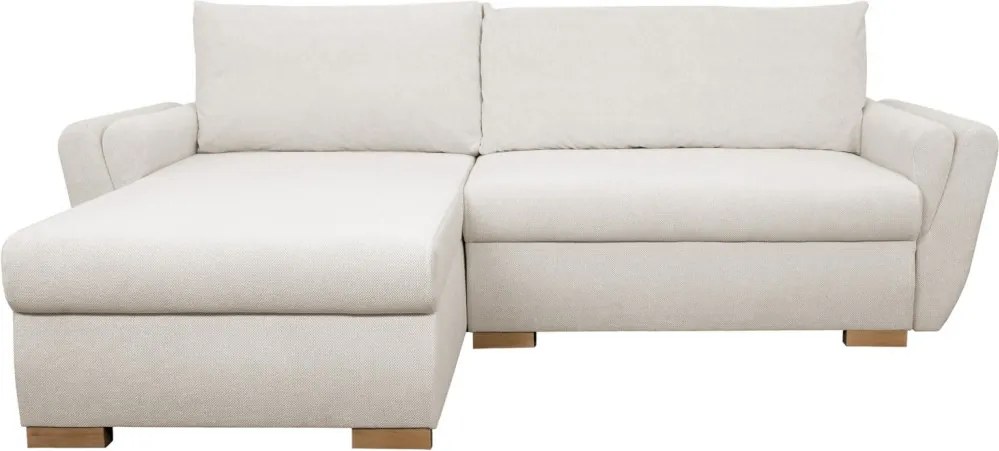 Rohová sedačka Helvetius, krémová látka