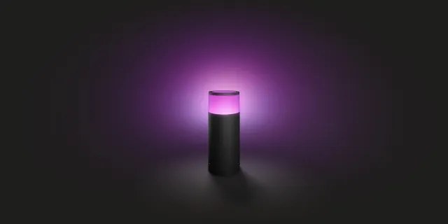 PHILIPS HUE Vonkajšie stĺpikové LED inteligentné osvetlenie HUE CALLA s funkciou RGB, 8W, teplá biela-studená bi