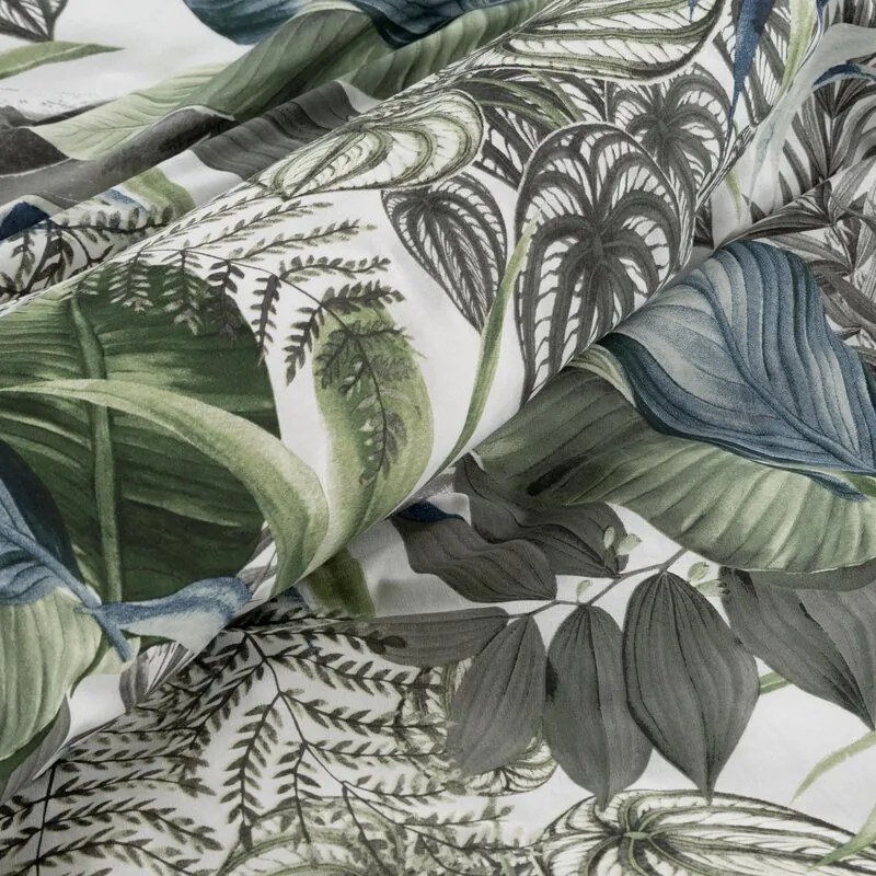 Dekorstudio Posteľné obliečky DAVOS v zelenej farbe Rozmer posteľných obliečok: Šírka x Dĺžka: 140x200cm + 1ks 70x80 cm
