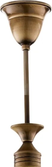 Brilagi - Stropný luster na tyči TAURUS 3xE27/15W/230V priemer 70 cm bronz
