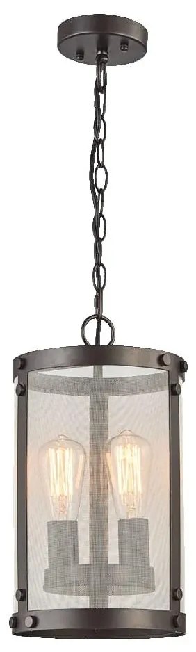 LUXERA 46072 - Luster na reťazi IOWA 2xE27/60W/230V