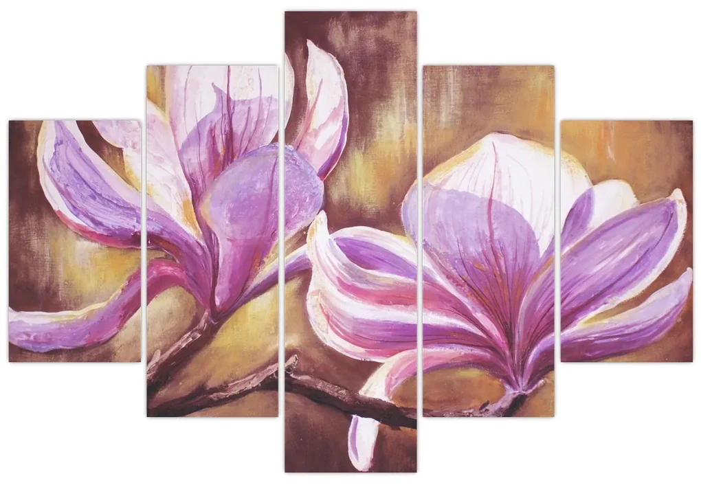 Obraz - Kvety magnólie (150x105 cm)