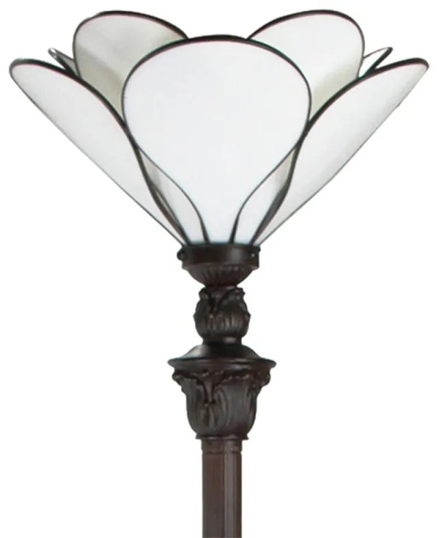 Stojaca vitrážová lampa 31*183 WHITE