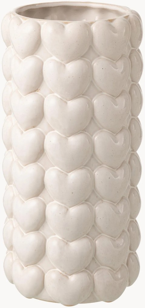 Kameninová váza Hearts, V 33 cm