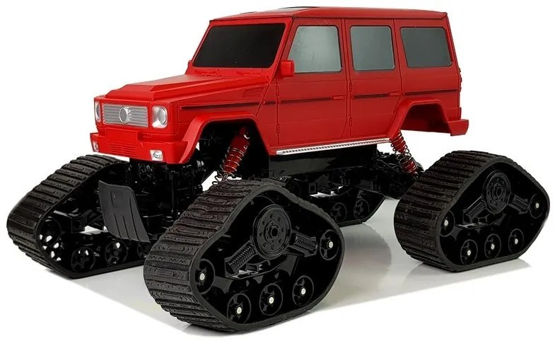 LEAN TOYS Terénne vozidlo 4x4 1:12 RC - červené