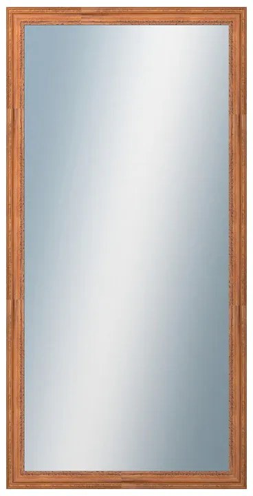 DANTIK - Zrkadlo v rámu, rozmer s rámom 50x100 cm z lišty LYON hnedá (2750)