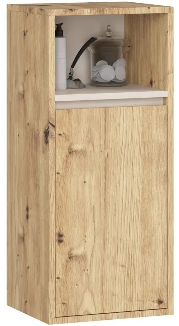 Kúpeľňová skrinka VAMI Š35 1D 1W dub / kašmír