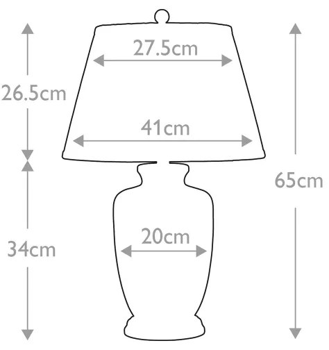 Elstead GOLD-BIRDS-TL - Stolná lampa GOLD BIRDS 1xE27/60W/230V
