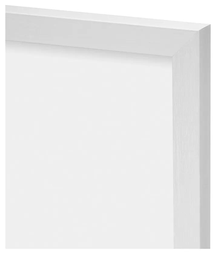 Biely plastový rámček na stenu 55x45 cm
