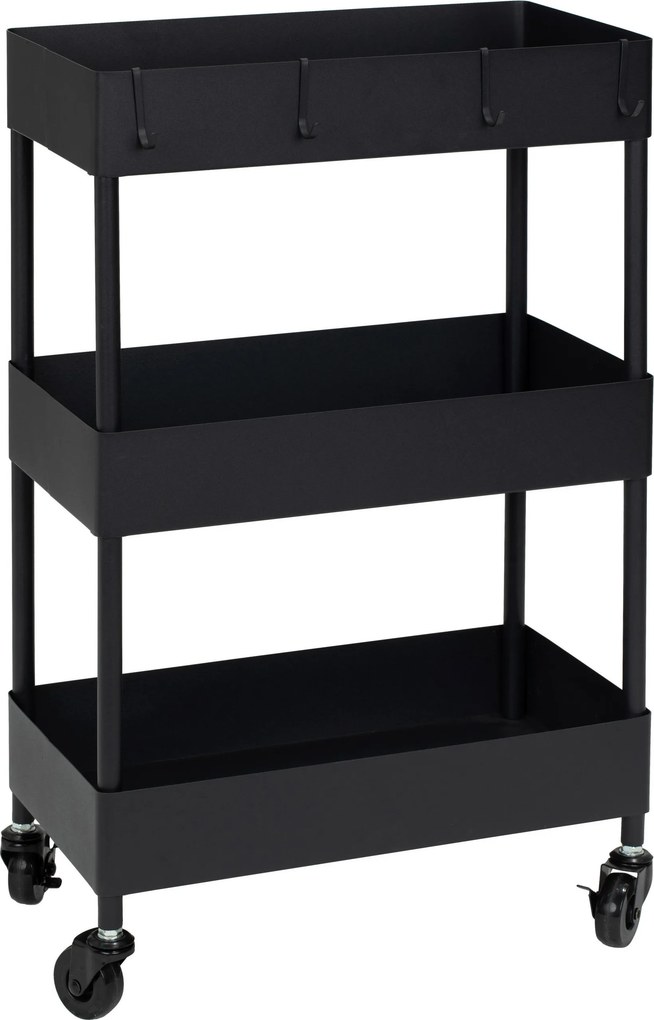 XXXLutz SERVÍROVACÍ VOZÍK, čierna, 40/64/22 cm PBJ - Barový nábytok - 000537004001